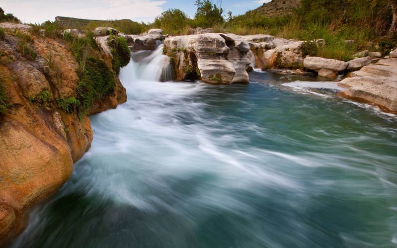 Photo of Dolan Falls in Texas.
